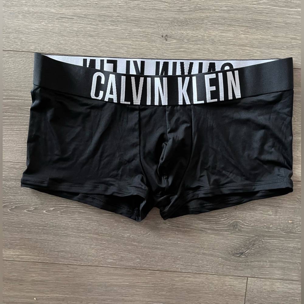 NWOT Calvin Klein 3 Pair Bundle of Intense Power Low Rise Briefs Size Xl Black - Picture 4 of 5
